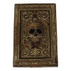 Rustic Bronzed Tooled Floral Mayan Aztec Skull Wicca Tarot Cards