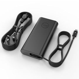 PASUKTER 20V 6.5A 130W USB C Dell Laptop Charger, USB C Type C Charger for Dell XPS 15 9500 9510 9520 9530 9575 XPS 17 9700 9710 9720 9730 Precision 5560 5570 5530 5550 5750 5760 3560