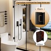 Alise Glass Shower Door Hinges, 90 Degree Hinges for Bathroom