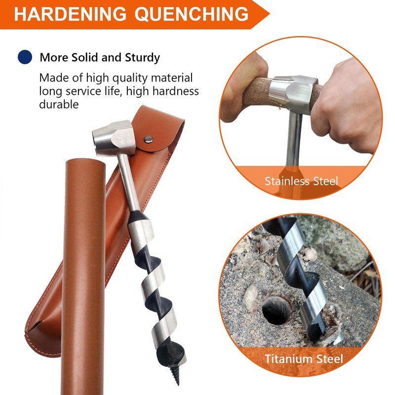 1 X 10 Upgrade Scotch Eye Wood Auger, Sharper Embedded