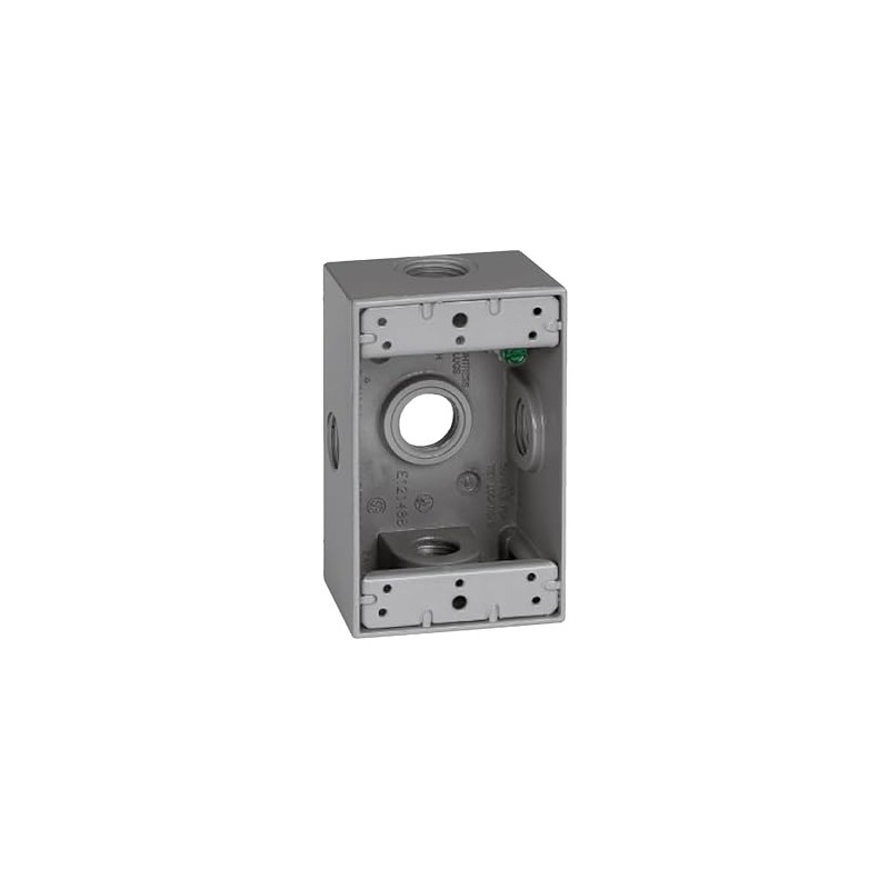 SIGMA ENGINEERED SOLUTIONS 14251-5X Metal Electrical Outlet Box, Weatherproof, Easy