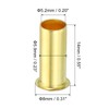 TA-VIGOR 12mm Tube OD Brass Compression Insert, 10PCS Brass Tube