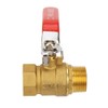 Akozon Ball Valve 3/4" BSP DN20 Brass Pipe Ball Valve