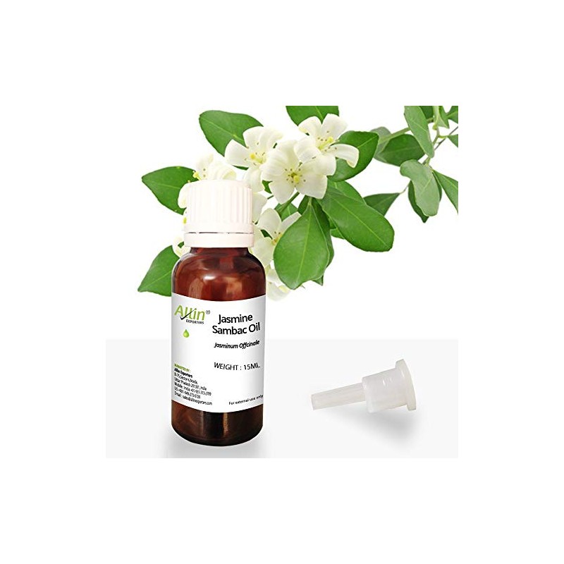 Allin Exporters Jasmine Sambac Oil - 100% Pure, Natural &