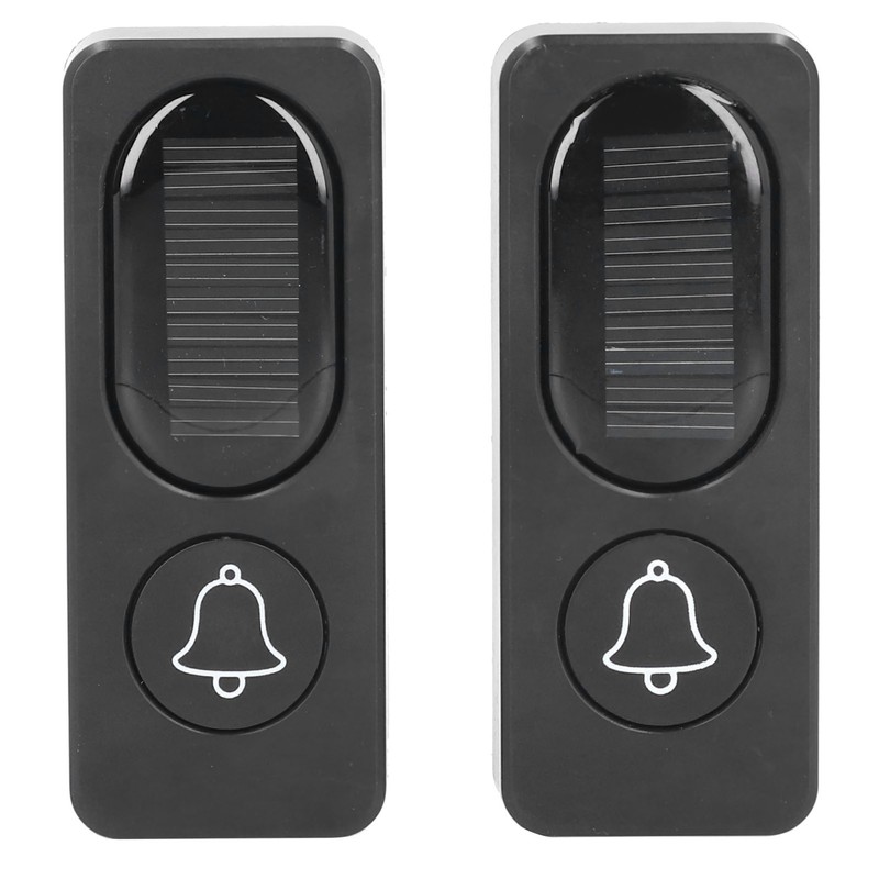 Wireless Door Bell Alarm System Waterproof Solar Electric Doorbell with