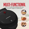 OVENTE Mini Waffle Maker Machine, 4-Inch Chaffle Mold with Non-Stick