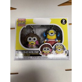 Funko  70's Bob & Roller Skating Stuart - Pocket Pop Keychain 2 Pack - Exclusive