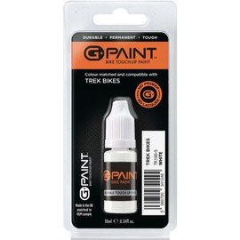Trek Bike Touch-Up Paint - TREK WHITE - Gloss - GPaint 10ml Bottle - Touch-Up Paint Kit for Scratched or Chipped Bike Frames - GPaint Bike Paint