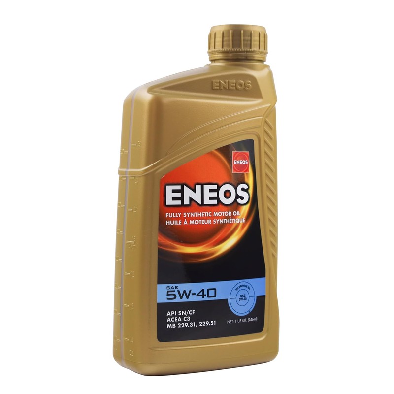ENEOS 5W-40 Fully Synthetic Motor Oil (1-Quart, Single Pack)