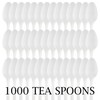 PLASTICPRO Cutlery Plastic Teaspoons Medium Weight Disposable Silverware White (1000