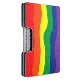 Freja Svendsen Printed Aluminum Wallet for Men - Slim Money Clip & Card Holder with Printed Finish. Enhanced RFID Blocking, Compact, Unique & Minimalist Wallets