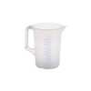 Hünersdorff measuring cup, shatter-proof, particularly temperature-resistant, coloured scale, food safe,