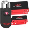 Keyless TSA Approved Luggage Locks with Lifetime Card Keys &