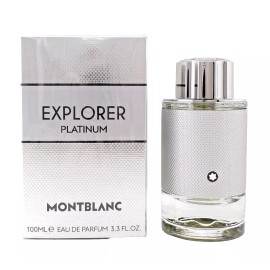 Montblanc Explorer Platinum by Mont Blanc 3.3 oz Eau de Parfum Spray for Men. New in Box