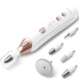 COSLUS Professional Manicure and Pedicure Kit: Cordless Electric Nail File Set, 5 Speed Nail Drill Care Machine Toenail Grinder Rechargeable for Thick Nails, Cuticle Trimmer Callus Buffer Tool