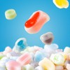 Halfoma Wax Bottle Chewable Candy, with Various Fruit-flavored Syrups in