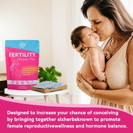 Hiherbs Natural Fertility Tea, for Women Fibroids Shrink Treatment, to Boost Fertility, 20 tea bags Balance Hormone, Improve Reproductive Health Try to Concieve and Ovulation
