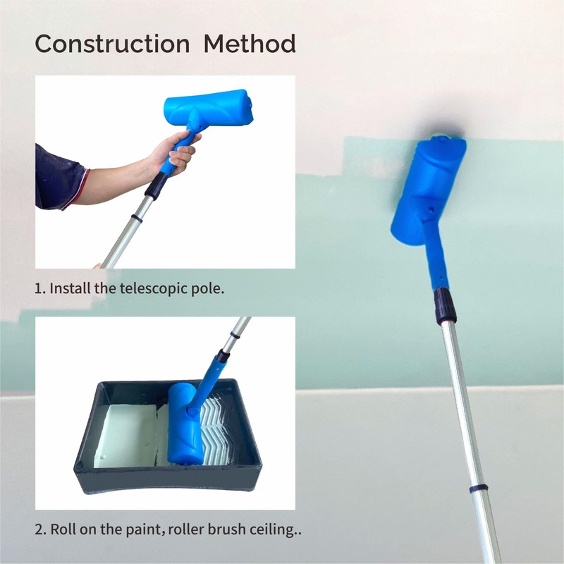 Nichiyo 10 Inch Ceiling Paint Roller with Shield Roller and