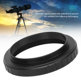 Sct To M48, Telescope Adapter Ring,Telescope to Cameras Adapter Mount SCT Female to M48x0.75 Male Thread T Ring Adapter Telescope Converter Threads Conversion Adaptor for Observing Moon Sky