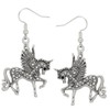 DianaL Boutique Large Beautiful Silver Tone Rhodium Plated Pegasus Unicorn