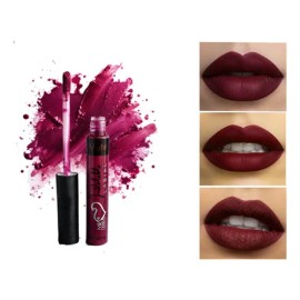 Labial Indeleble Mia Terra Cosmetics Color Rojo Quemado                                                                                               