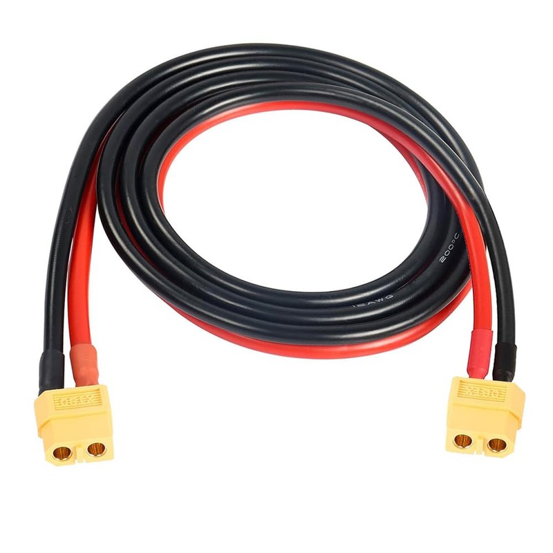 NFHK XT60 Female to Female 12AWG Extension Cable Connector for