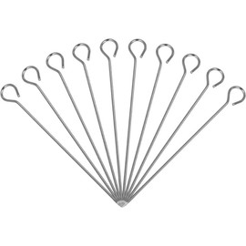 Metaltex Roulade pins 10 Pieces, Stainless Steel Multi-Colour, 0.7 x 6.8 x 22.6 cm