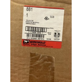 Wiremold 881 Round PVC Floor Outlet Box