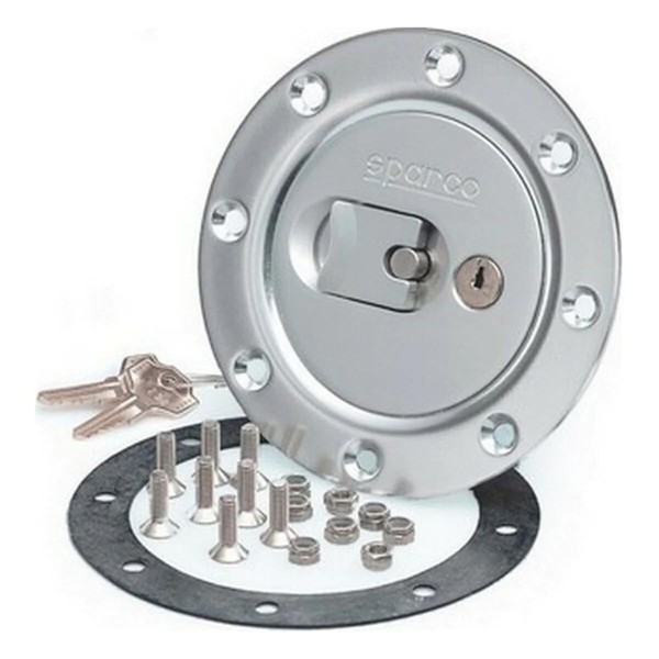 Sparco Universal Fuel Cap - Anodized Aluminum - Only mountable
