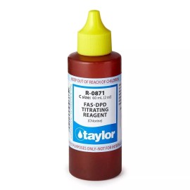 taylor Swimming Pool Test Kit Titrating Reagent Chlorine Bottle 2 Ounce