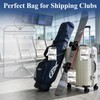 GhllGhyy 2 Pack Extra Large Golf Bag Shipping Label Holder