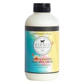 Dionis Jabón Líquido De Baño Y Crema De Ducha Con Leche De Cabra, Flores De Agua Y Sal Marina. Crema Hidratante Corporal, Libre De Crueldad Animal Y S