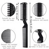 MFUOE 4 Pieces Comb Hair Cutter Double Sided Razor Comb
