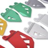 LEDISHUN Foot Peg Heel Plate Guard Protector Foot Peg for