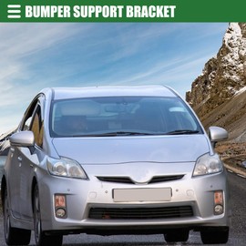 Motoforti Front Left Bumper Bracket, Driver Side Bumper Support, for Toyota Prius 2010-2015, Plastic, No.5211647041, Black, 1 Pc