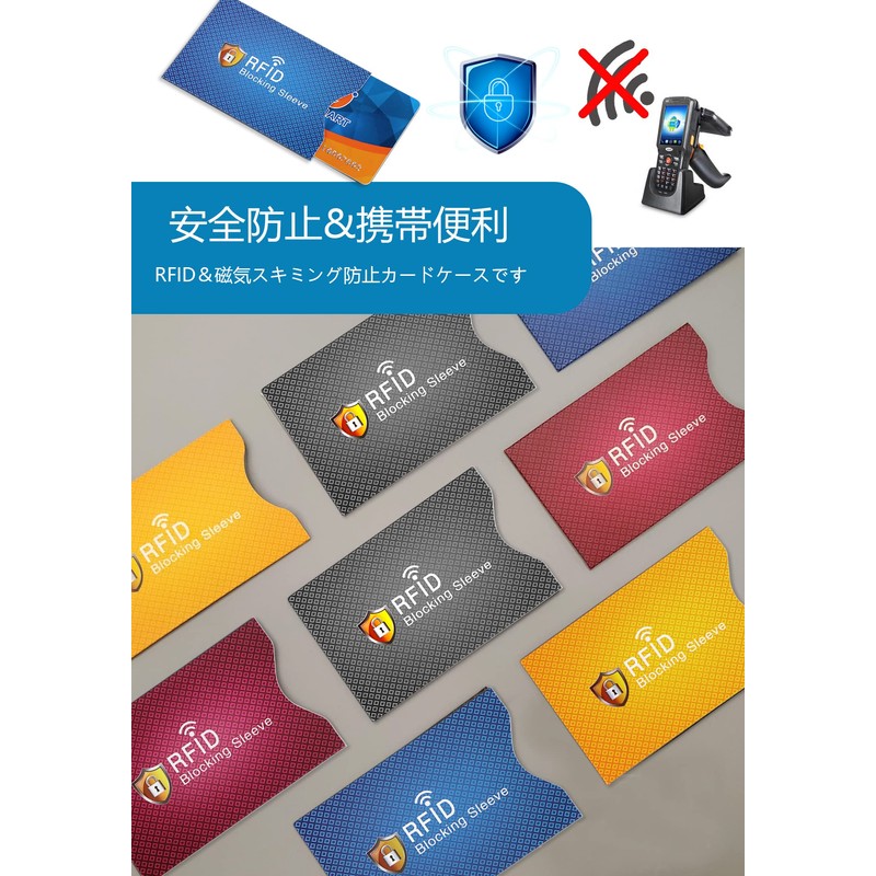 D.B.J Anti-Skimming Magnetic Card Case, RFID Anti-Magnetic IC Card Credit