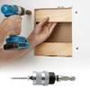 Saipor Magnetic Drywall Bit Holder with S2 Screwdriver Bits 1/4