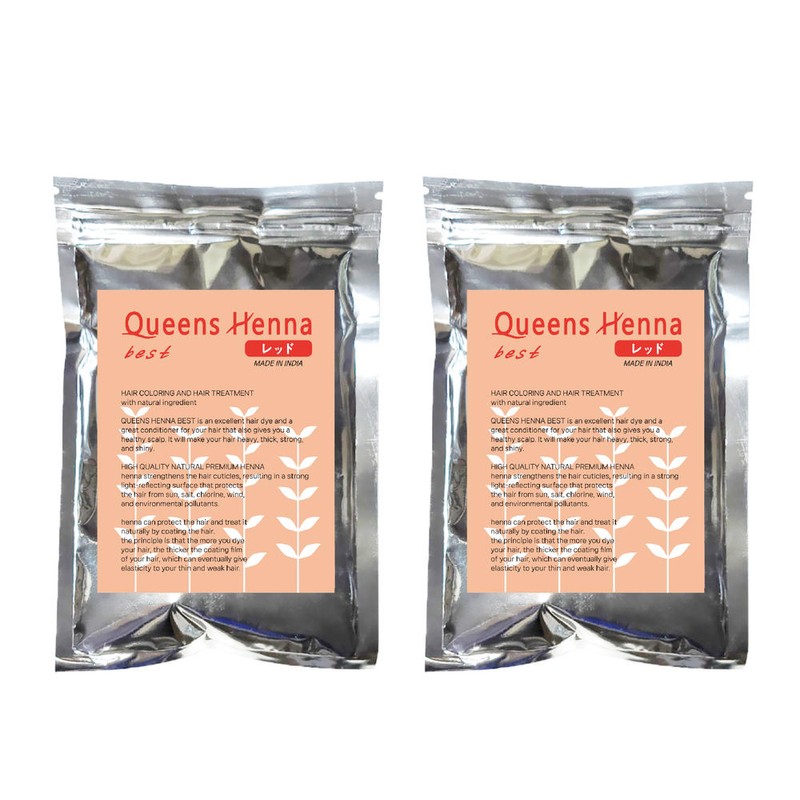Queens Hena 퀸즈헤나 베스트 천연헤나염색약 원플원 100g Queens premium [브라운+네추럴]