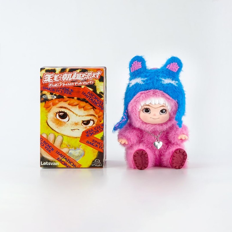 Wakuku Rose 1 Pack Trading Mascot Series FUZZY TRENDY FUN