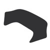 XMMT Black Lip Fairing Windshield Windscreen Shield compatible For Harley
