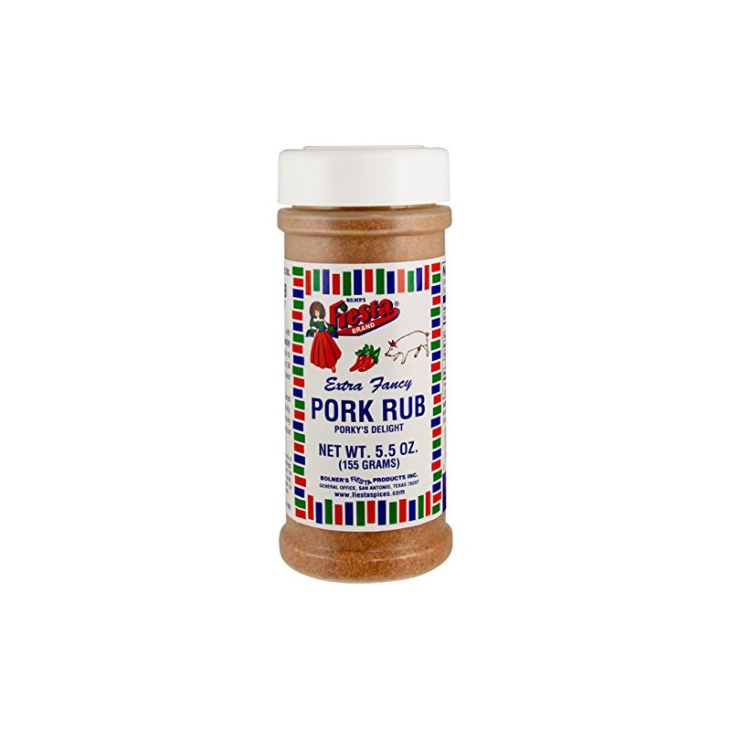 Bolner's Fiesta Extra Fancy Pork Rub, 5.5 Ounces