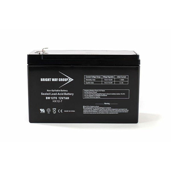 Brightway Replacement Battery for MP1000 Ablerex 12V 7AH F2