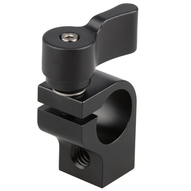 CAMVATE 15mm Single Rod Clamp for Camera DSLR Rail System