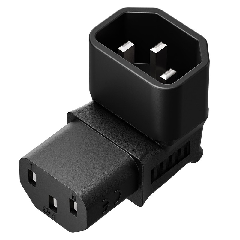 Vellcon IEC 320 C14 to C13 Power Adapter PDU Plug/Socket