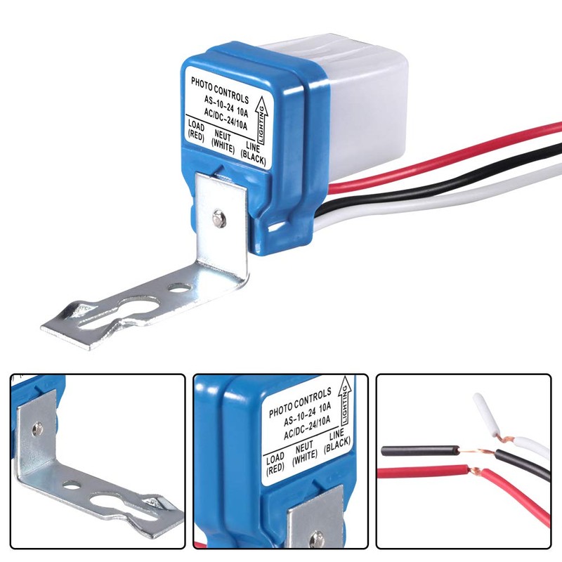 2 Pack - AC/DC 24V 10A Automatic Auto On Off