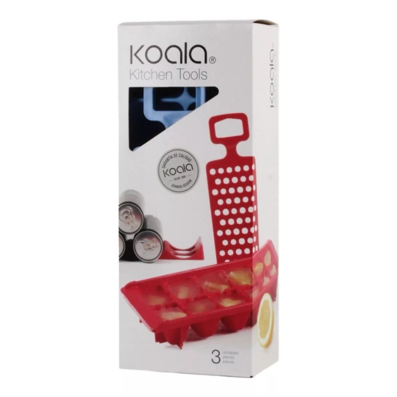 Baum Brothers Molde Para Hielo Rallador Y Soporte Para Latas