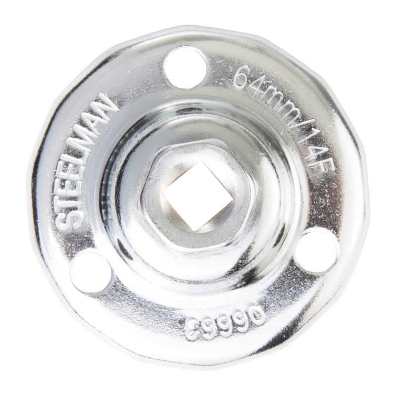Steelman 64mm x 14 Flute Oil Filter Cap Wrench, 3-8