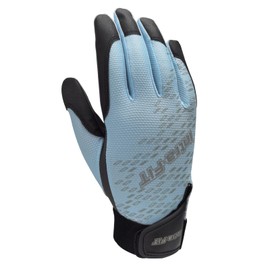 Intra-FIT Racquetball Glove Breathable Squash Pickleball Tennis Glove - Quick Dry, Tacky Grip, PU Palm Blue M