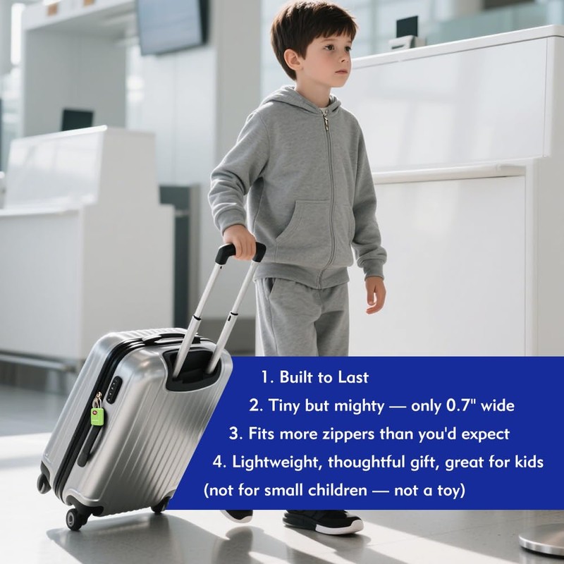 SURE LOCK TSA Approved Luggage Locks - One Key Opens