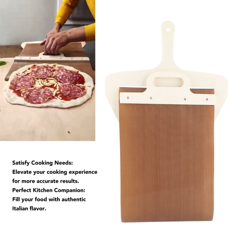 Sliding Pizza Peel Wood Shovel with Handle Light Weight Comfortable